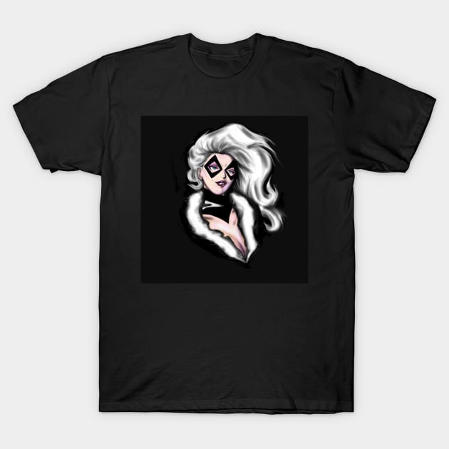 felicia hardy the black cat T-Shirt by jorge_lebeau